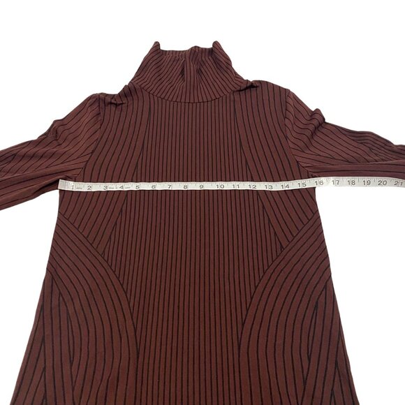Athleta Flurry Endeavor Turtleneck Chocolate‎ Black Size M - Picture 6 of 7